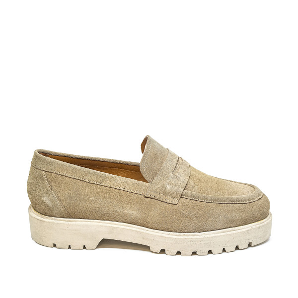Bigshoes KL10704-13 Leather Moccasin Beige Bigshoes KL10704-13 Leather Moccasin Beige