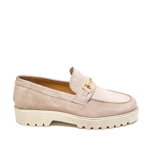 Bigshoes KL10706-17 Leather Moccasin Pink Bigshoes KL10706-17 Leather Moccasin Pink