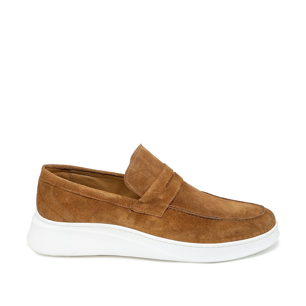 Bigshoes KL32301-05 Leather Moccasin Brown Bigshoes KL32301-05 Leather Moccasin Brown