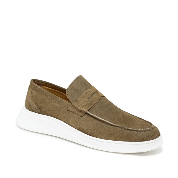 Bigshoes KL32301-07 Leather Moccasin Cigar Bigshoes KL32301-07 Leather Moccasin Cigar