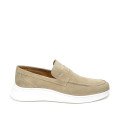 Bigshoes KL32301-13 Leather Moccasin Beige Bigshoes KL32301-13 Leather Moccasin Beige