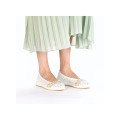 Rieker L3062-80 Anatomical Leather Ballerina White Rieker L3062-80 Anatomical Leather Ballerina White