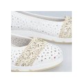 Rieker L3062-80 Anatomical Leather Ballerina White Rieker L3062-80 Anatomical Leather Ballerina White