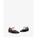 Andres Machado Lili-01 Leather Ballerina Black Andres Machado Lili-01 Leather Ballerina Black