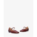 Andres Machado Lili-23 Leather Ballerina Bordeaux Andres Machado Lili-23 Leather Ballerina Bordeaux