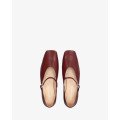 Andres Machado Lili-23 Leather Ballerina Bordeaux Andres Machado Lili-23 Leather Ballerina Bordeaux