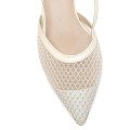 Bigshoes MX22137-13 Leather Pumps Beige 5.5cm Bigshoes MX22137-13 Leather Pumps Beige 5.5cm