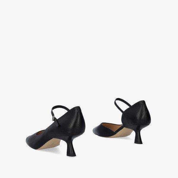 Andres Machado Mariola-01 Leather Heels Black 5,5cm Andres Machado Mariola-01 Leather Heels Black 5,5cm