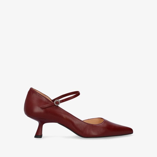 Andres Machado Mariola-23 Leather Heels Burgundy 5,5cm Andres Machado Mariola-23 Leather Heels Burgundy 5,5cm