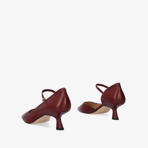 Andres Machado Mariola-23 Leather Heels Burgundy 5,5cm Andres Machado Mariola-23 Leather Heels Burgundy 5,5cm