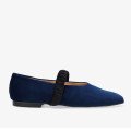 Andres Machado Matilda-18 Leather Ballerina Blue Andres Machado Matilda-18 Leather Ballerina Blue