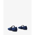 Andres Machado Matilda-18 Leather Ballerina Blue Andres Machado Matilda-18 Leather Ballerina Blue