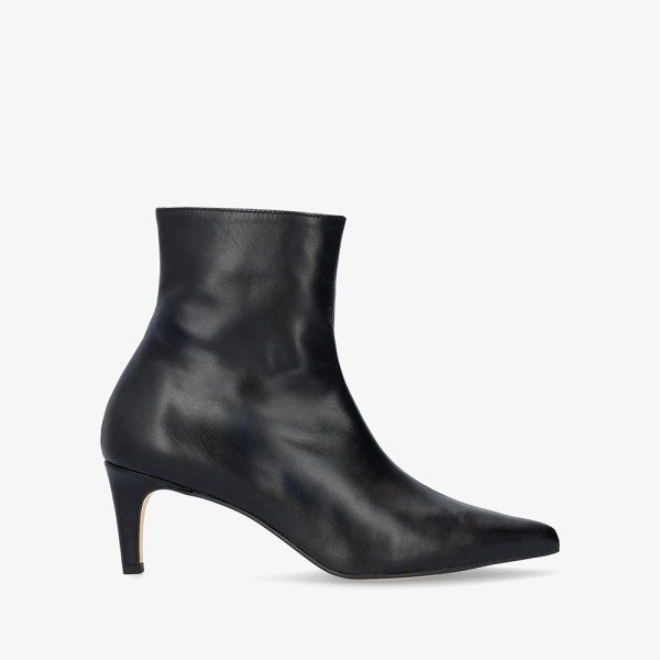 Andres Machado Melinda-01 Leather Ankle Boots Black 6cm Andres Machado Melinda-01 Leather Ankle Boots Black 6cm