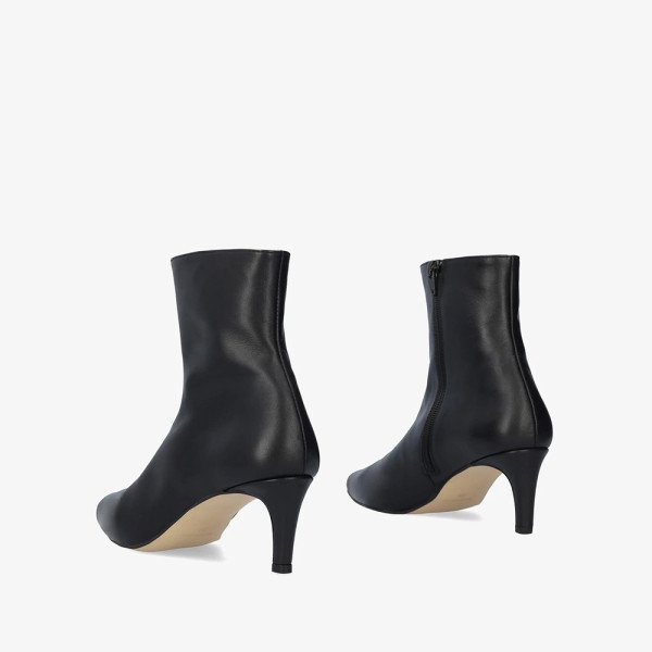 Andres Machado Melinda-01 Leather Ankle Boots Black 6cm Andres Machado Melinda-01 Leather Ankle Boots Black 6cm