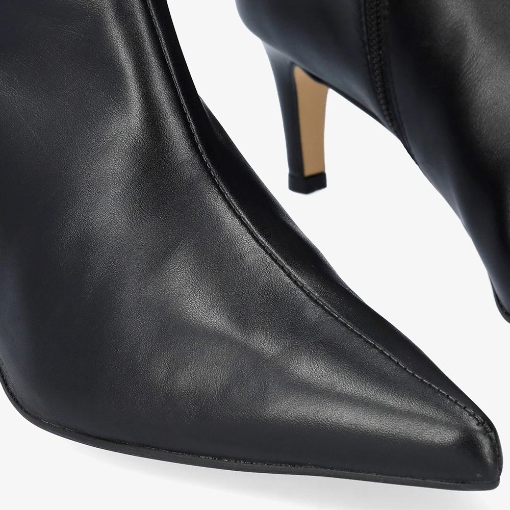 Andres Machado Melinda-01 Leather Ankle Boots Black 6cm Andres Machado Melinda-01 Leather Ankle Boots Black 6cm