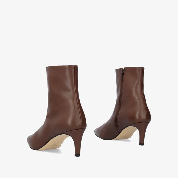 Andres Machado Melinda-05 Leather Ankle Boots Brown 6cm Andres Machado Melinda-05 Leather Ankle Boots Brown 6cm