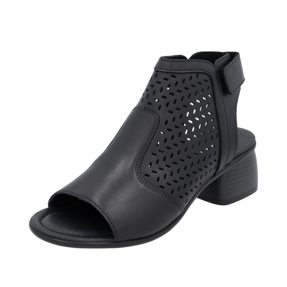 Remonte R8769-00 Anatomical Leather Sandal Black 5cm Remonte R8769-00 Anatomical Leather Sandal Black 5cm