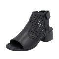 Remonte R8769-00 Anatomical Leather Sandal Black 5cm Remonte R8769-00 Anatomical Leather Sandal Black 5cm