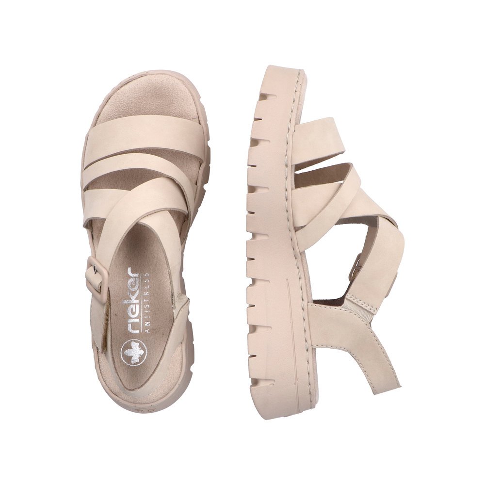 Rieker V1063-60 Anatomic Sandal Beige Rieker V1063-60 Anatomic Sandal Beige