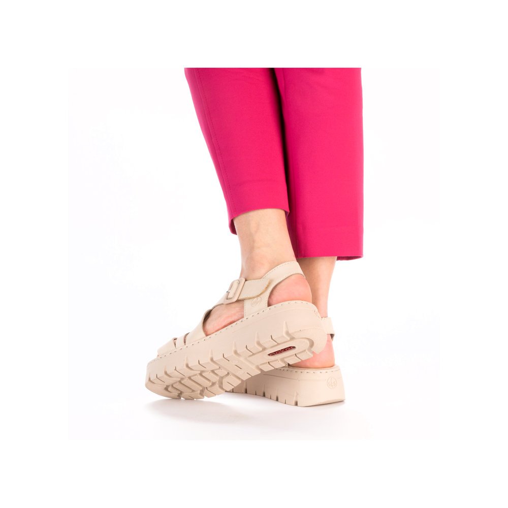 Rieker V1063-60 Anatomic Sandal Beige Rieker V1063-60 Anatomic Sandal Beige