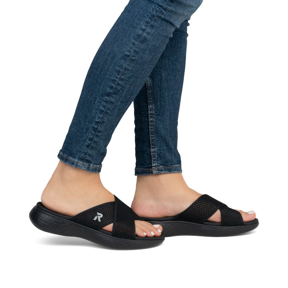Rieker V2105-00 Anatomical Sandal Black Rieker V2105-00 Anatomical Sandal Black