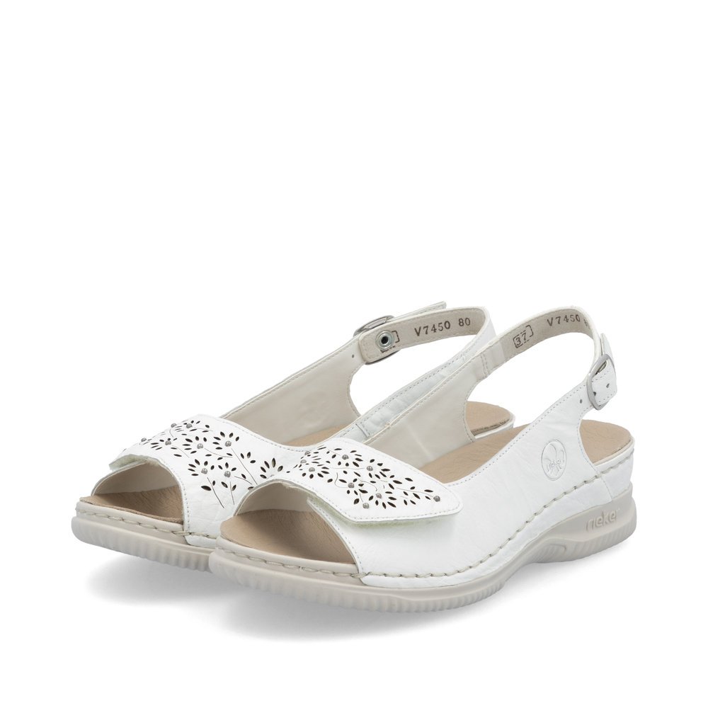 Rieker V7450-80 Anatomic Sandal White Rieker V7450-80 Anatomic Sandal White