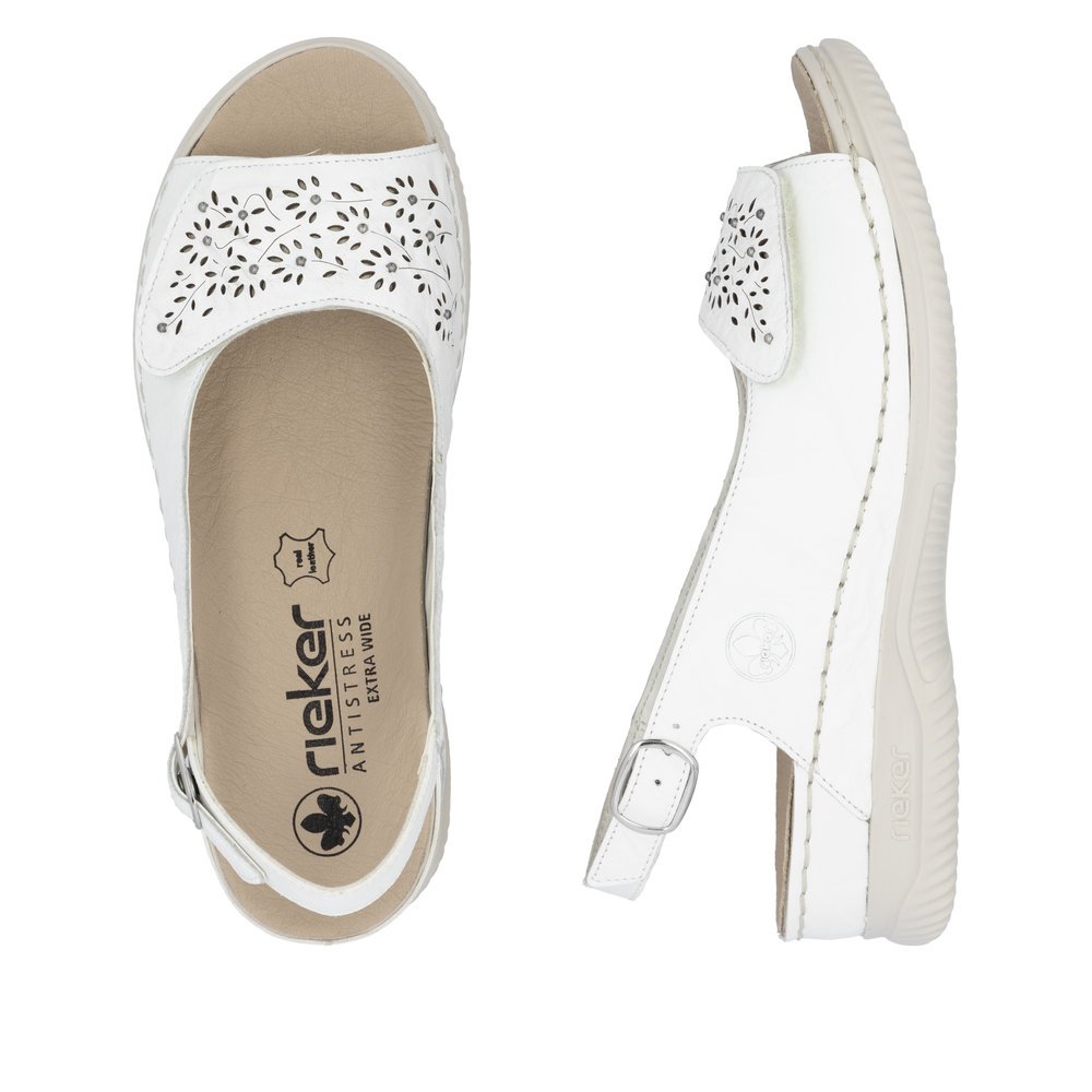 Rieker V7450-80 Anatomic Sandal White Rieker V7450-80 Anatomic Sandal White