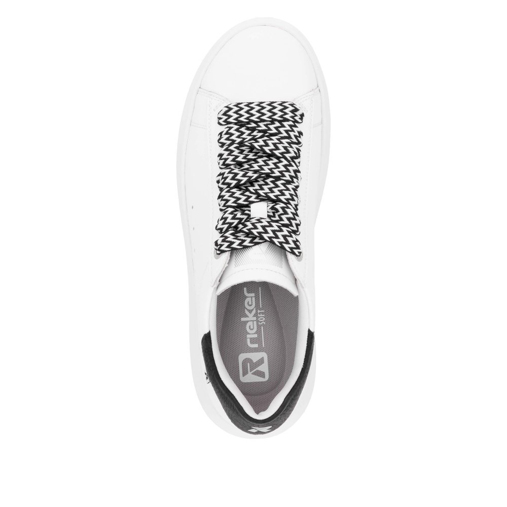 Rieker W1201-80 Anatomical Sneaker White Rieker W1201-80 Anatomical Sneaker White