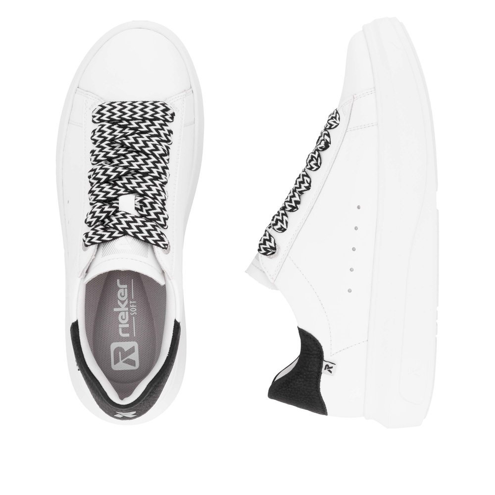 Rieker W1201-80 Anatomical Sneaker White Rieker W1201-80 Anatomical Sneaker White