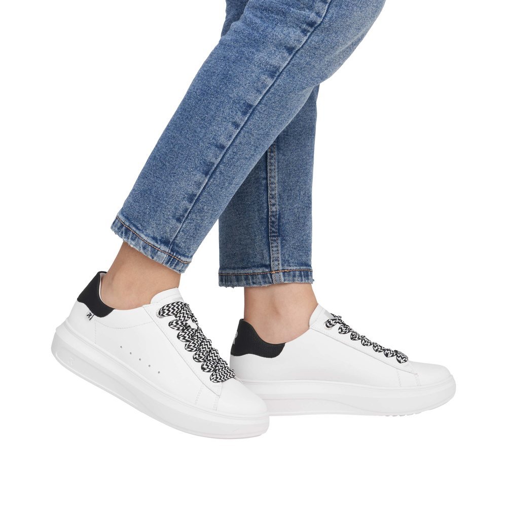 Rieker W1201-80 Anatomical Sneaker White Rieker W1201-80 Anatomical Sneaker White