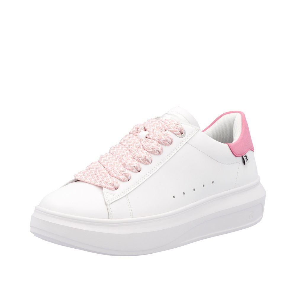 Rieker W1201-82 Anatomical Sneaker White Pink Rieker W1201-82 Anatomical Sneaker White Pink