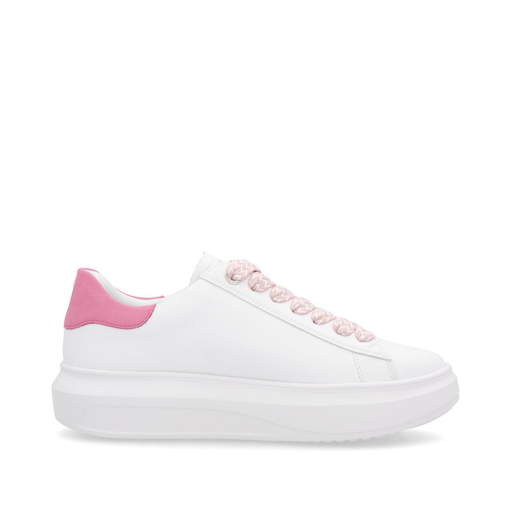 Rieker W1201-82 Anatomical Sneaker White Pink Rieker W1201-82 Anatomical Sneaker White Pink