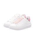 Rieker W1201-82 Anatomical Sneaker White Pink Rieker W1201-82 Anatomical Sneaker White Pink