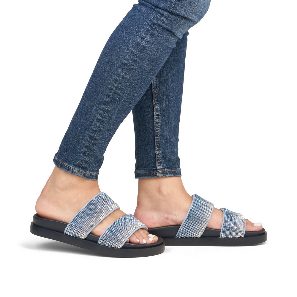 Rieker W1451-14 Anatomical Sandal Silver 3cm Rieker W1451-14 Anatomical Sandal Silver 3cm