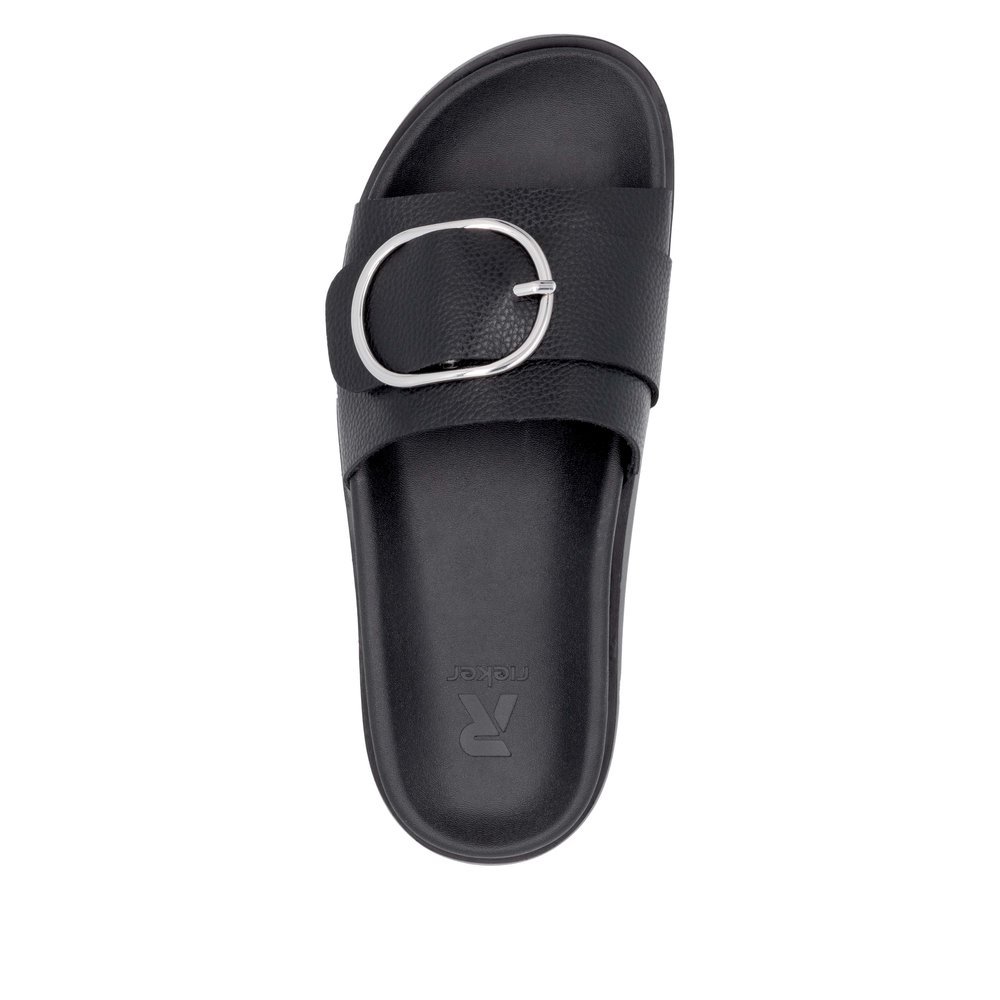 Rieker W1453-00 Anatomical Sandal Black 3cm Rieker W1453-00 Anatomical Sandal Black 3cm