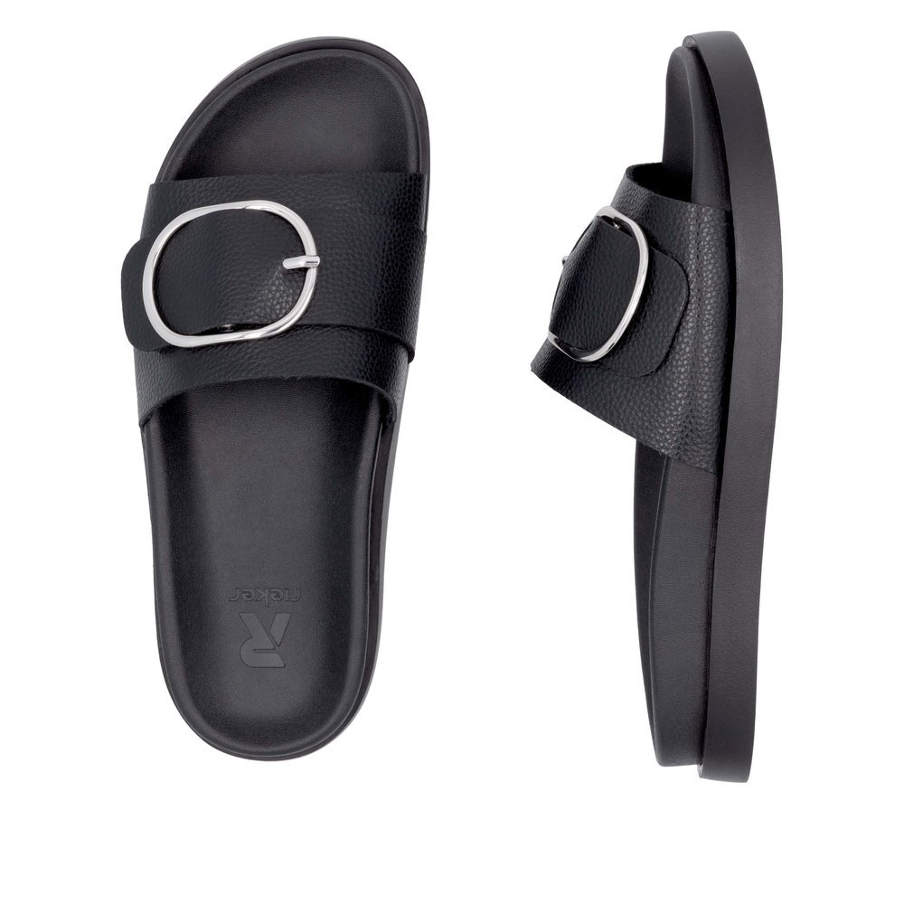Rieker W1453-00 Anatomical Sandal Black 3cm Rieker W1453-00 Anatomical Sandal Black 3cm