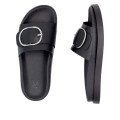 Rieker W1453-00 Anatomical Sandal Black 3cm Rieker W1453-00 Anatomical Sandal Black 3cm