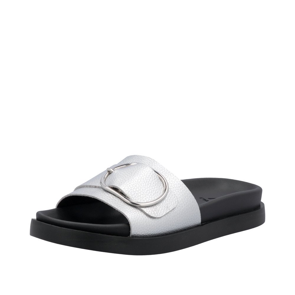 Rieker W1453-90 Anatomical Sandal Silver 3cm Rieker W1453-90 Anatomical Sandal Silver 3cm