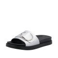Rieker W1453-90 Anatomical Sandal Silver 3cm Rieker W1453-90 Anatomical Sandal Silver 3cm