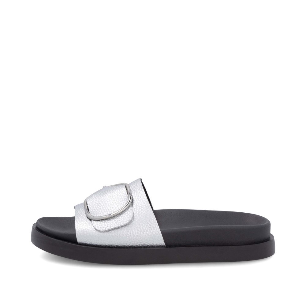 Rieker W1453-90 Anatomical Sandal Silver 3cm Rieker W1453-90 Anatomical Sandal Silver 3cm