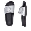 Rieker W1453-90 Anatomical Sandal Silver 3cm Rieker W1453-90 Anatomical Sandal Silver 3cm