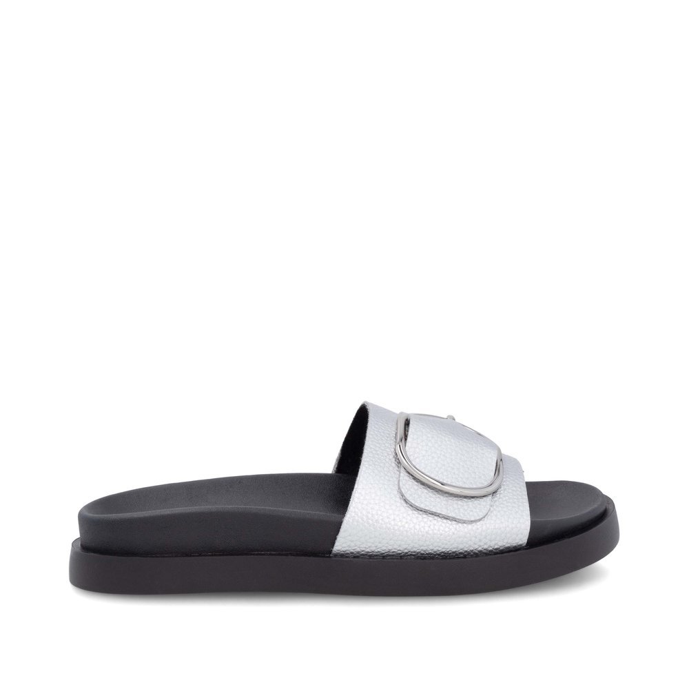 Rieker W1453-90 Anatomical Sandal Silver 3cm Rieker W1453-90 Anatomical Sandal Silver 3cm