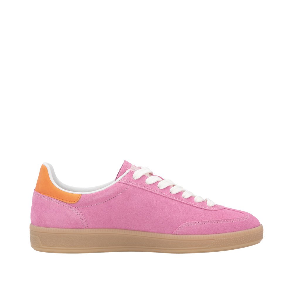 Rieker W2200-31 Ανατομικά Δερμάτινα Sneaker Ροζ Rieker W2200-31 Ανατομικά Δερμάτινα Sneaker Ροζ