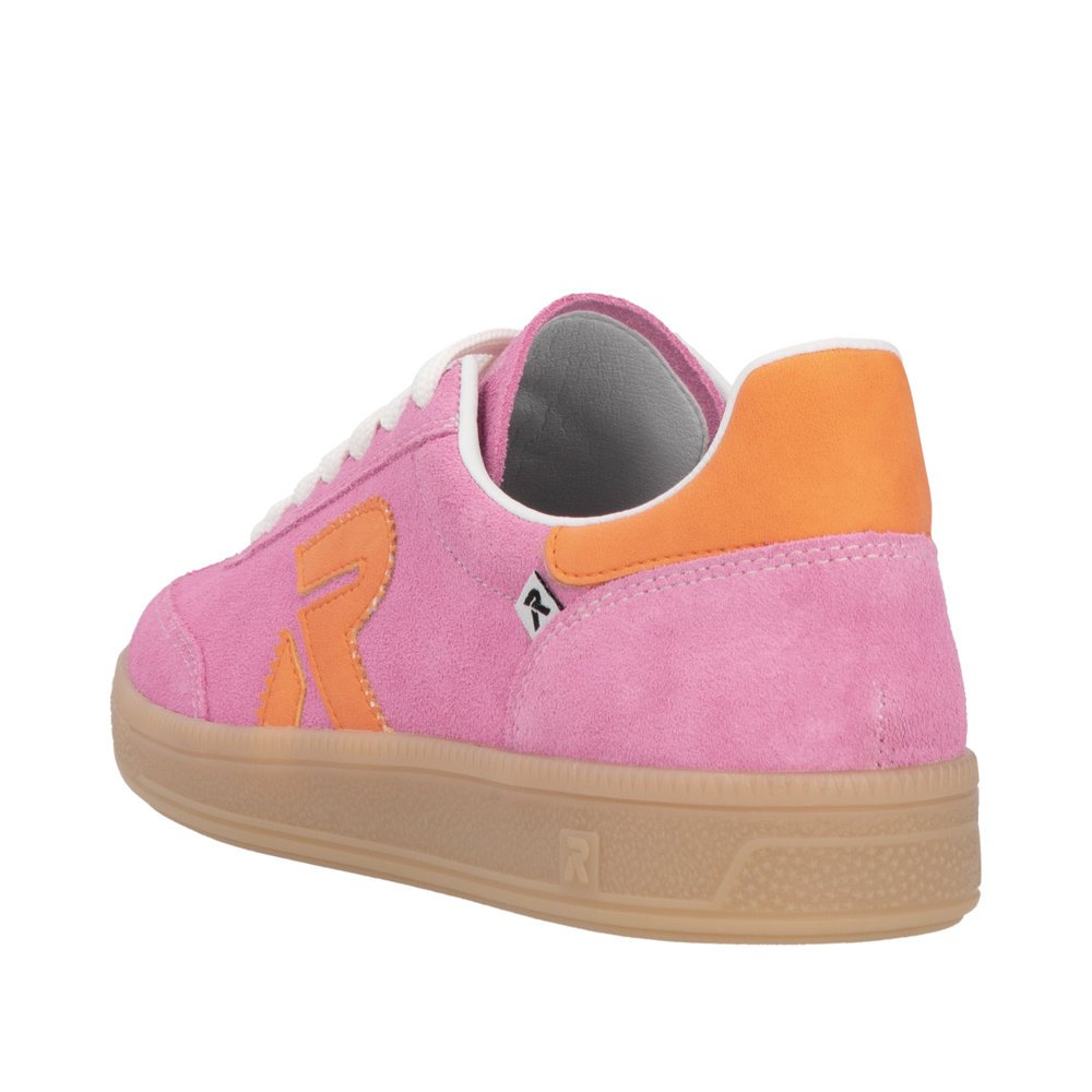 Rieker W2200-31 Ανατομικά Δερμάτινα Sneaker Ροζ Rieker W2200-31 Ανατομικά Δερμάτινα Sneaker Ροζ