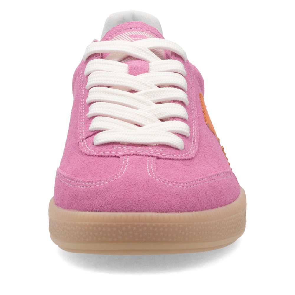 Rieker W2200-31 Ανατομικά Δερμάτινα Sneaker Ροζ Rieker W2200-31 Ανατομικά Δερμάτινα Sneaker Ροζ