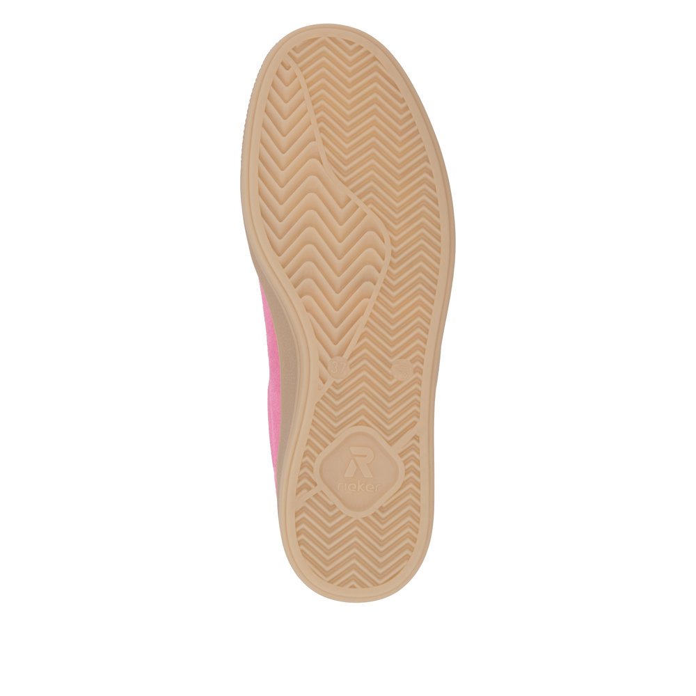 Rieker W2200-31 Ανατομικά Δερμάτινα Sneaker Ροζ Rieker W2200-31 Ανατομικά Δερμάτινα Sneaker Ροζ