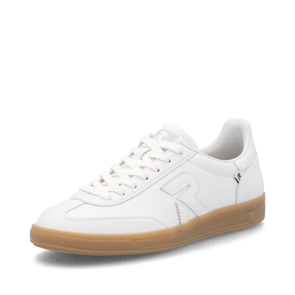 Rieker W2200-80 Ανατομικά Δερμάτινα Sneaker Λευκό Rieker W2200-80 Ανατομικά Δερμάτινα Sneaker Λευκό