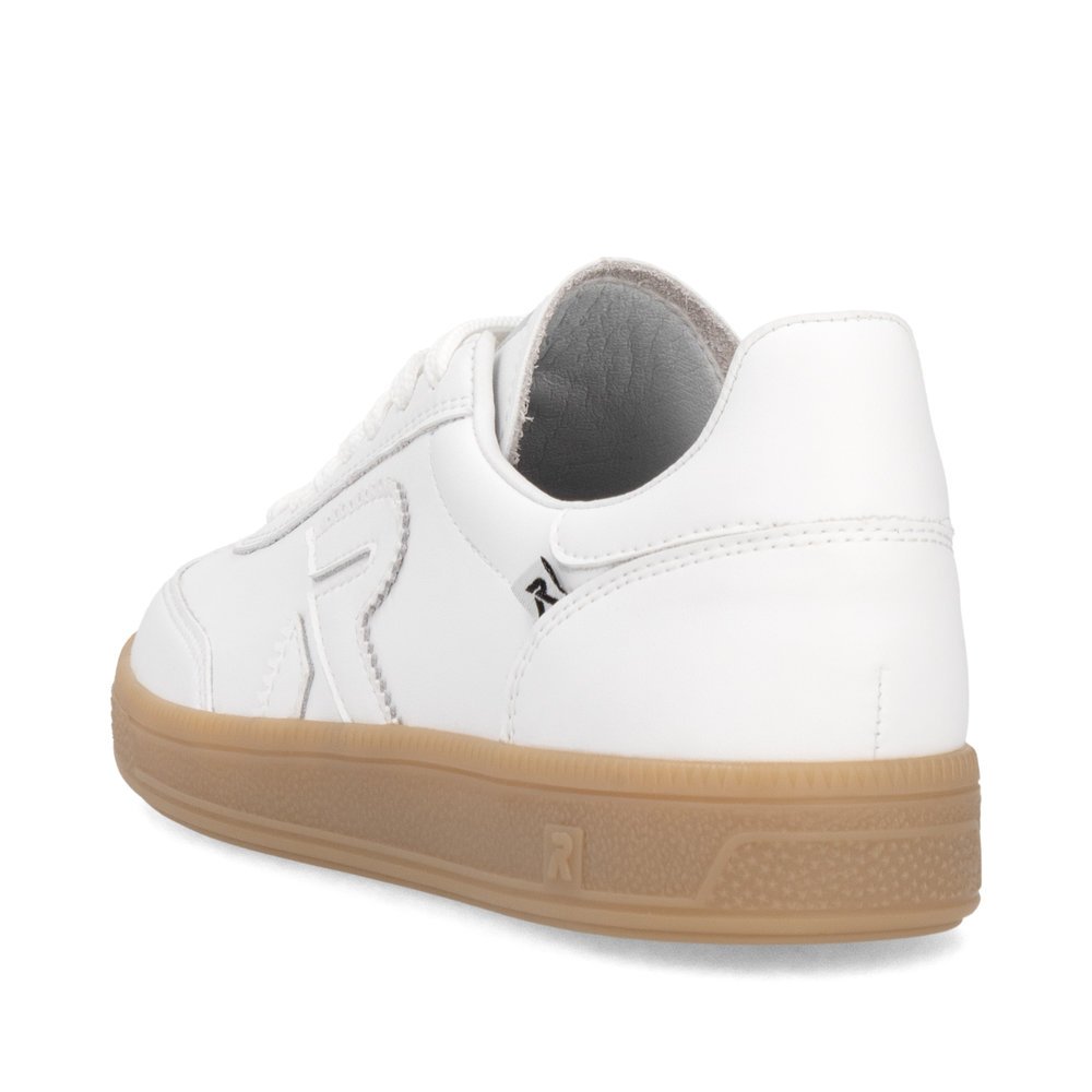 Rieker W2200-80 Ανατομικά Δερμάτινα Sneaker Λευκό Rieker W2200-80 Ανατομικά Δερμάτινα Sneaker Λευκό