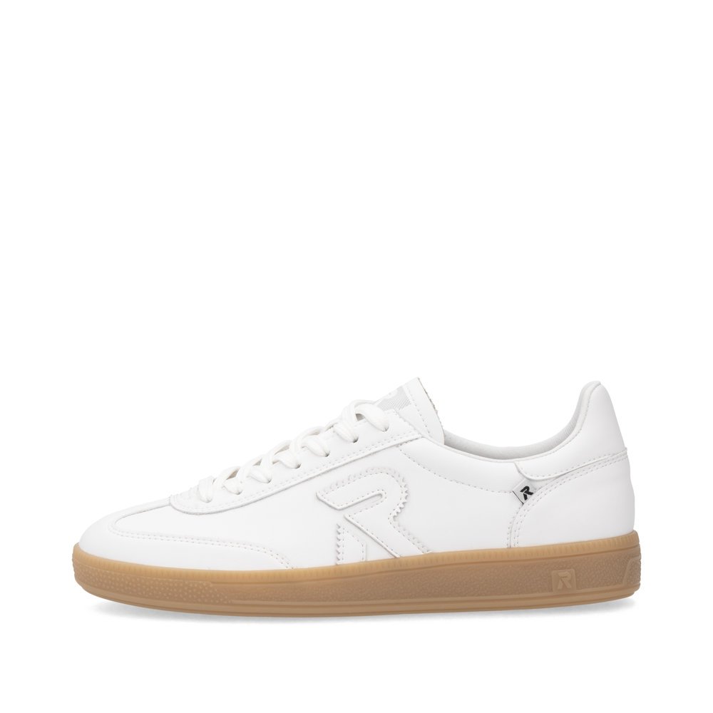 Rieker W2200-80 Ανατομικά Δερμάτινα Sneaker Λευκό Rieker W2200-80 Ανατομικά Δερμάτινα Sneaker Λευκό
