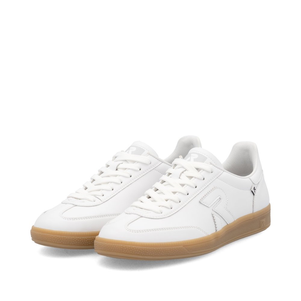 Rieker W2200-80 Ανατομικά Δερμάτινα Sneaker Λευκό Rieker W2200-80 Ανατομικά Δερμάτινα Sneaker Λευκό
